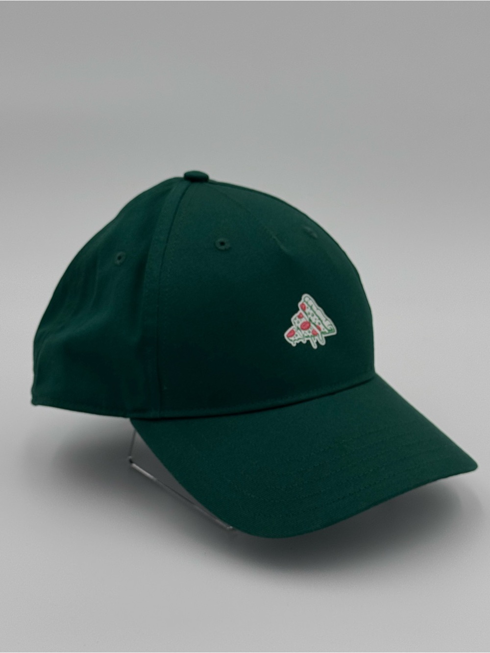 adidas Dark Green Baseball Cap with Pizza Patch